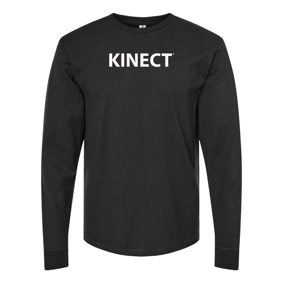 Men's Kinect Logo  Cotton Long Sleeve T-Shirt