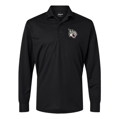 Men's  Davidson Wildcats Paragon Prescott Long Sleeve Polo
