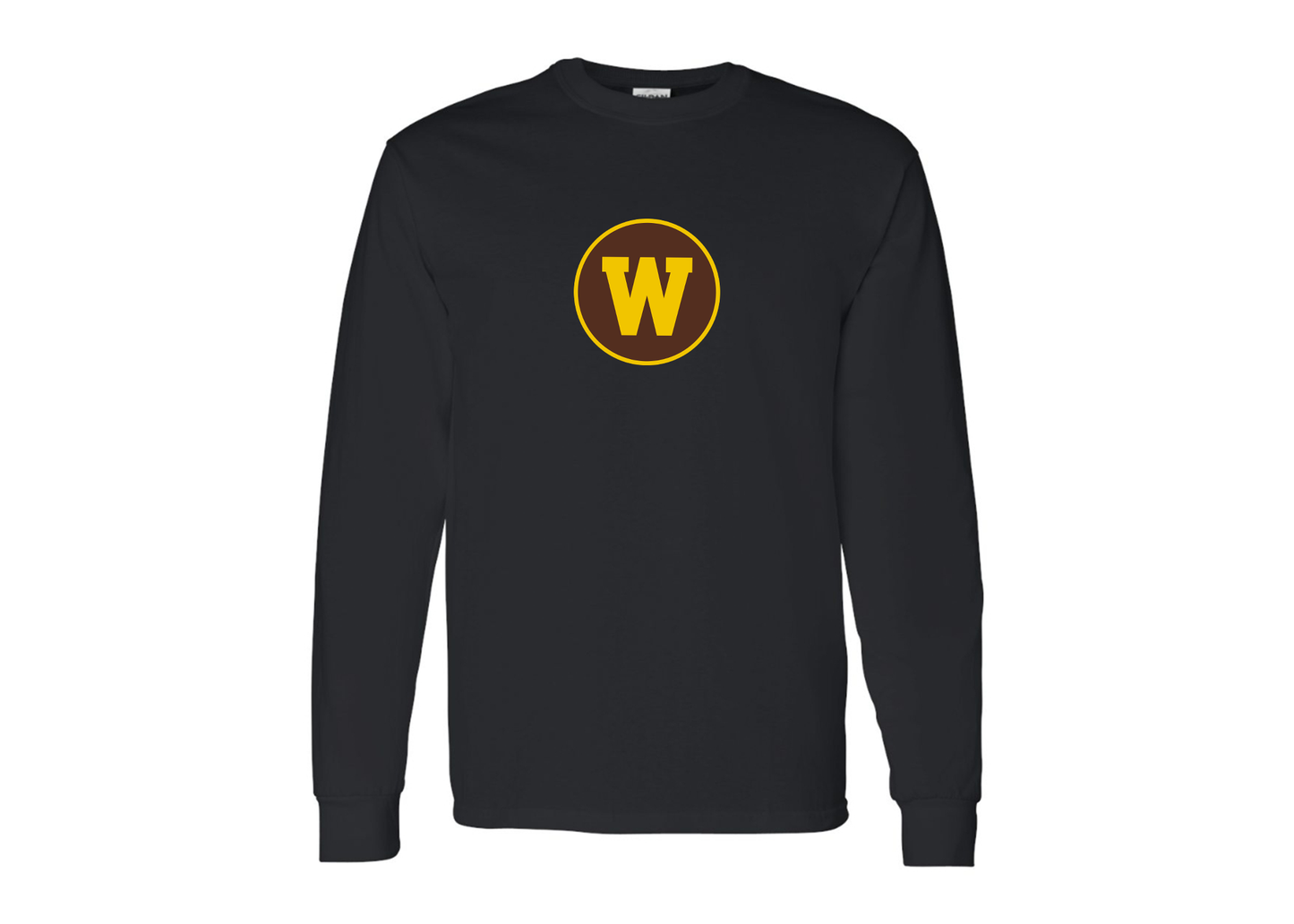 Men's Western Michigan Broncos Gildan Heavy Cotton Long Sleeve T-Shirt
