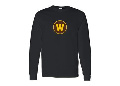 Men's Western Michigan Broncos Gildan Heavy Cotton Long Sleeve T-Shirt