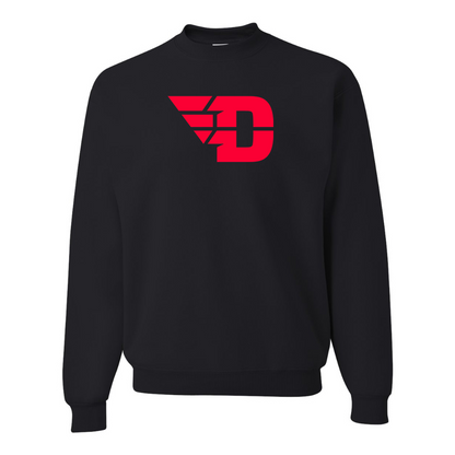 Men's Dayton Flyers JERZEES NuBlend Crewneck Sweatshirt