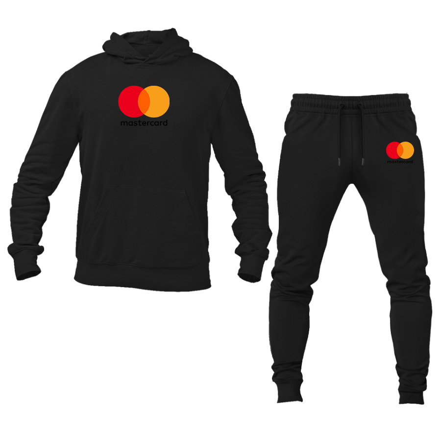 Men's  Mastercard Logo Hoodie Joggers Set