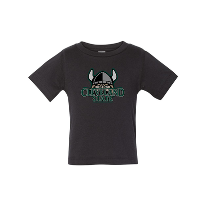 Cleveland State Vikings  BELLA CANVAS Infant Jersey Tee