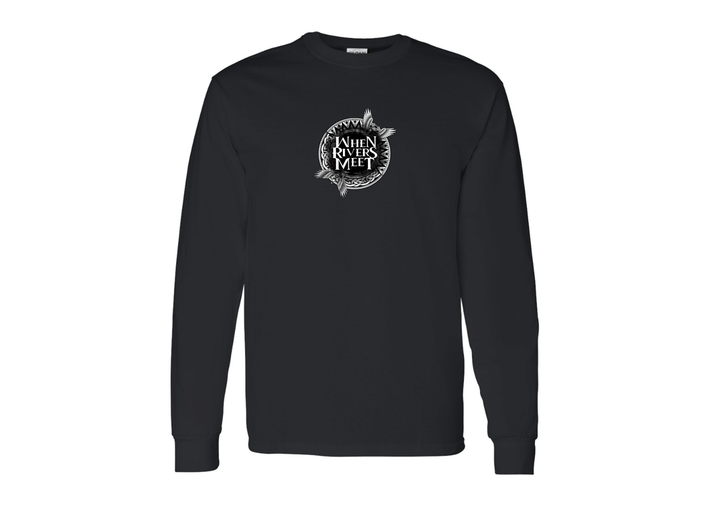 Men's When Rivers Meet Gildan Heavy Cotton Long Sleeve T-Shirt