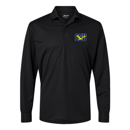 Men's  Coppin State Eagles Paragon Prescott Long Sleeve Polo