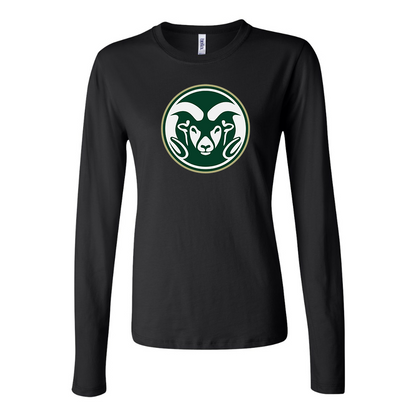 BELLA CANVAS  Colorado State Rams Jersey Long Sleeve Tee