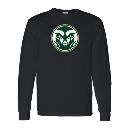 Men's  Colorado State Rams Gildan Heavy Cotton Long Sleeve T-Shirt