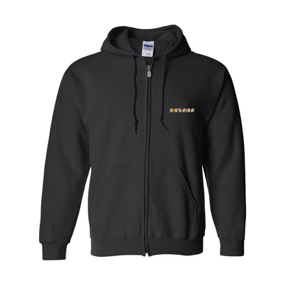 Men's Kansas Gildan  Heavy Blend Full Zip Hooded Sweatshirt