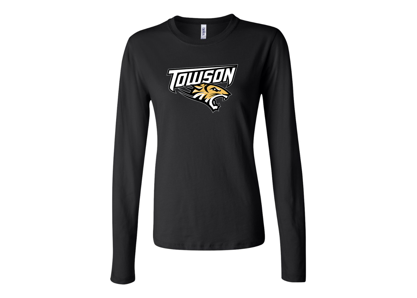 BELLA CANVAS Women’s Towson Tigers Jersey Long Sleeve Tee