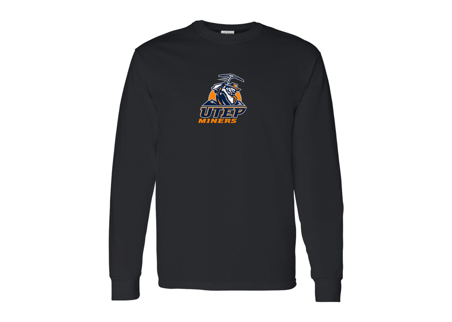 Men's UTEP Miners Gildan Heavy Cotton Long Sleeve T-Shirt