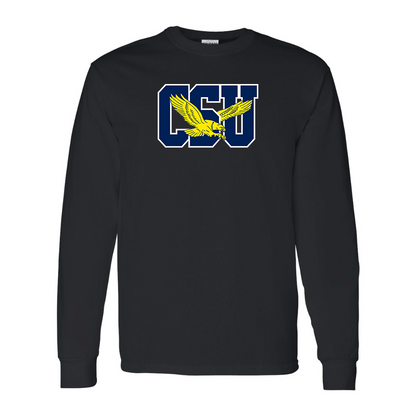 Men's Coppin State Eagles Gildan Heavy Cotton Long Sleeve T-Shirt