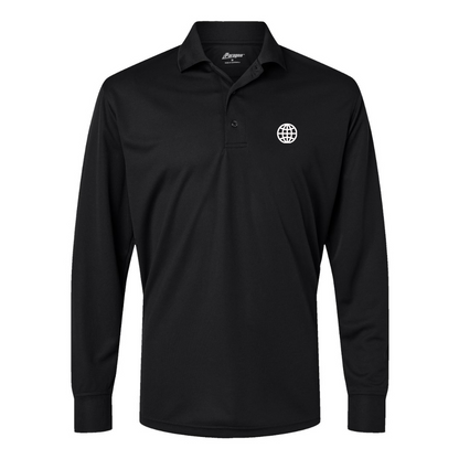 Men's Internet Globe Paragon Prescott Long Sleeve Polo