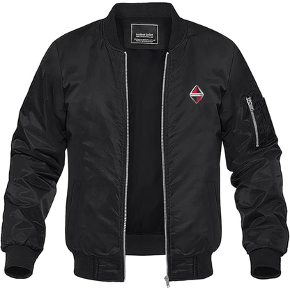 Men's Borgward Logo Lightweight Bomber Jacket Windbreaker Softshell Varsity Jacket Coat