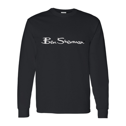 Men's Ben Sherman Gildan Heavy Cotton Long Sleeve T-Shirt