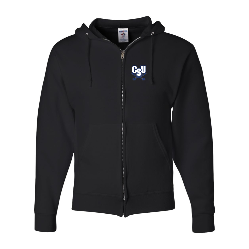 Men's  CSU Buccaneers  JERZEES NuBlend Full-Zip Hooded Sweatshirt