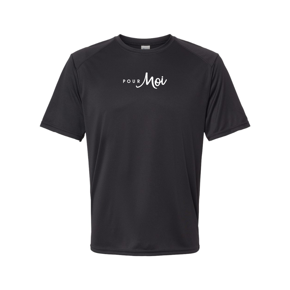 Men's   Pour Moi Logo  Performance T-Shirt