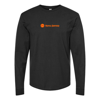 Youth Royal Enfield Logo Cotton Long Sleeve T-Shirt