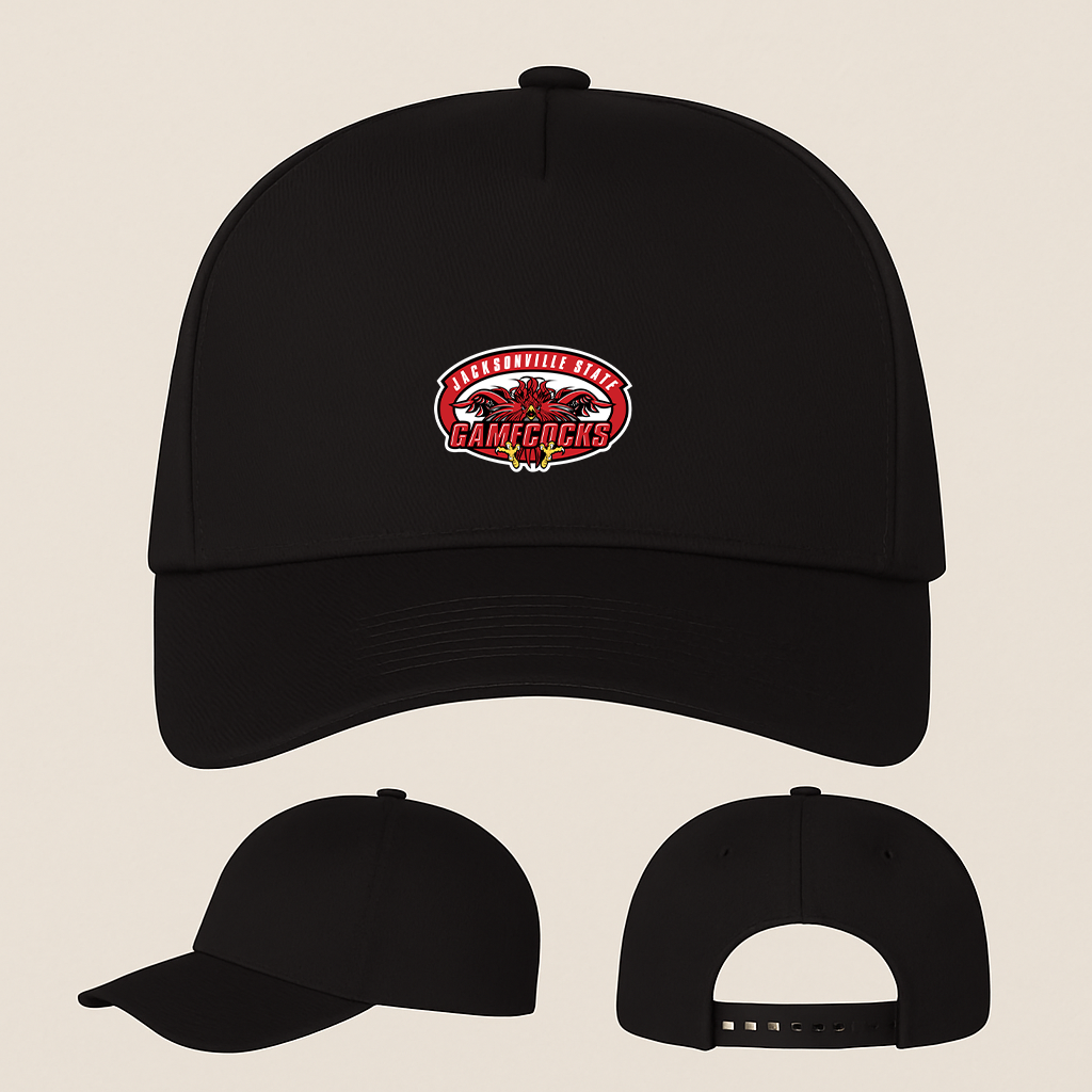 Jacksonville State Gamecocks Logo Five Panel Twill Snapback Cap