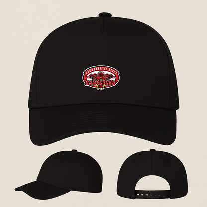 Jacksonville State Gamecocks Logo Five Panel Twill Snapback Cap