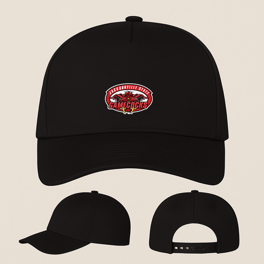 Jacksonville State Gamecocks Logo Five Panel Twill Snapback Cap