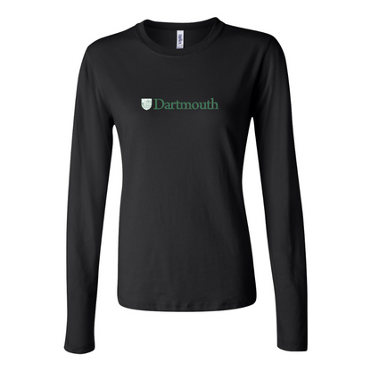 BELLA CANVAS Dartmouth College Jersey Long Sleeve Tee
