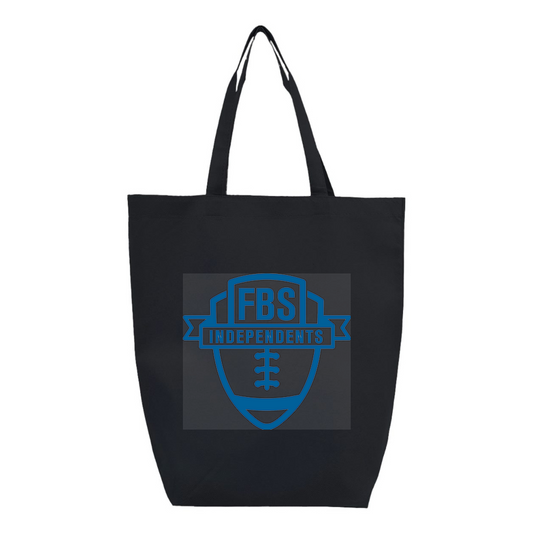 Division I FBS Independents Q-Tees Non-Woven Gusset Bottom Tote