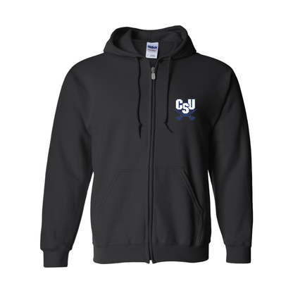 Men's CSU Buccaneers    Gildan  Heavy Blend Full Zip Hooded Sweatshirt