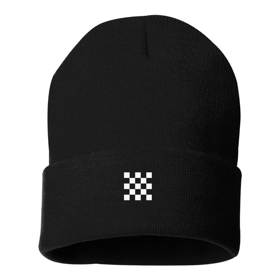Checker Motors Corporation Logo Beanie Hat