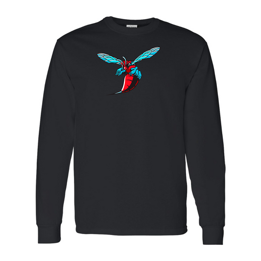 Men's Delaware State Hornets Gildan Heavy Cotton Long Sleeve T-Shirt