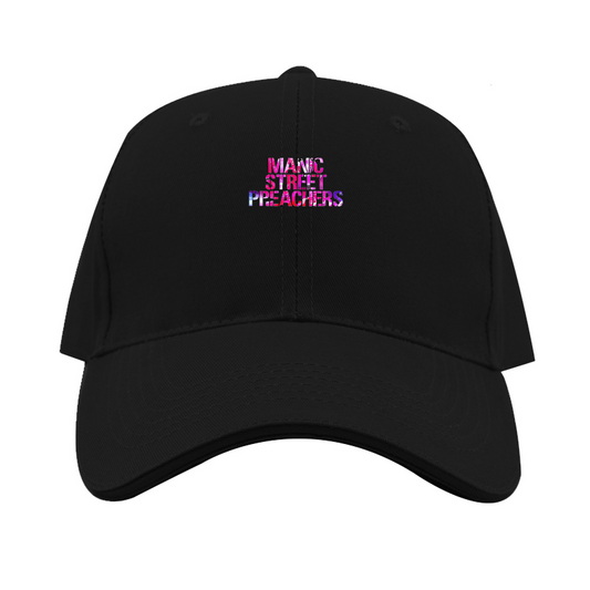 Manic Street Preachers Logo Dad Baseball Cap Hat