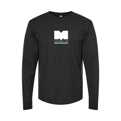 Youth Metrocab Logo Cotton Long Sleeve T-Shirt