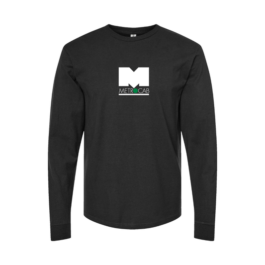 Youth Metrocab Logo Cotton Long Sleeve T-Shirt