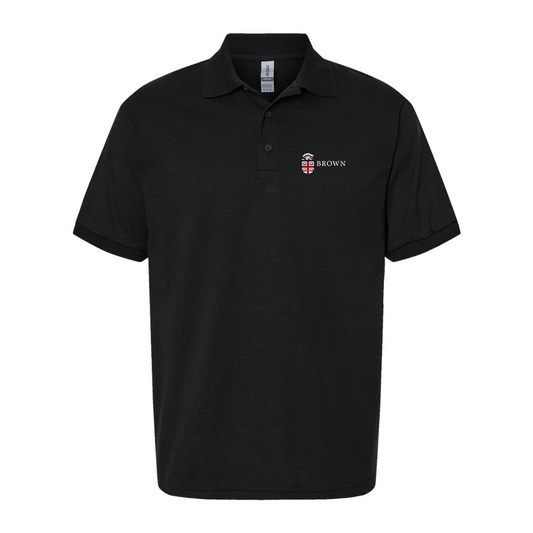 Men's  Brown University Dry Blend Jersey Polo