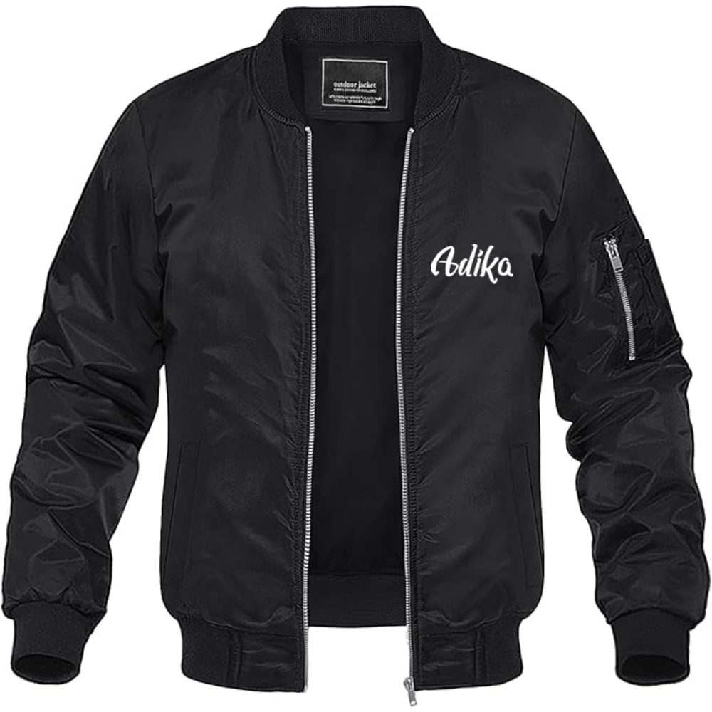 Men's Adika Lightweight Bomber Jacket Windbreaker Softshell Varsity Jacket Coat