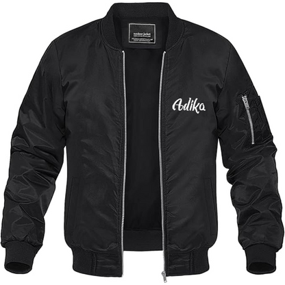 Men's Adika Lightweight Bomber Jacket Windbreaker Softshell Varsity Jacket Coat