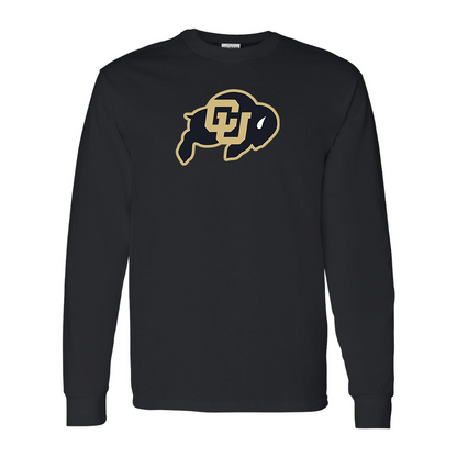 Men's Colorado Buffaloes  Gildan Heavy Cotton Long Sleeve T-Shirt