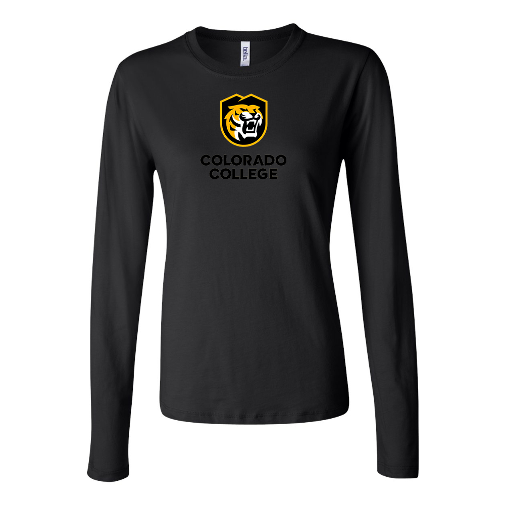 BELLA CANVAS  Colorado College Tigers Jersey Long Sleeve Tee