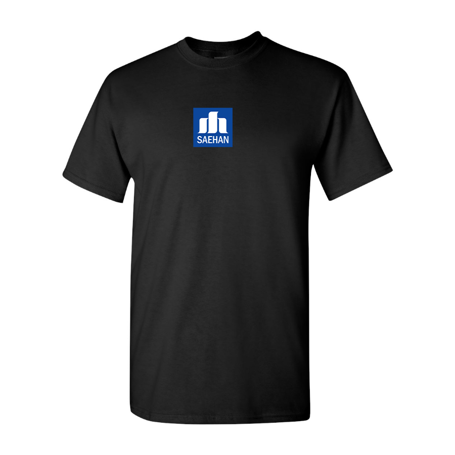 Men's Saehan Motors Logo Cotton T-Shirt