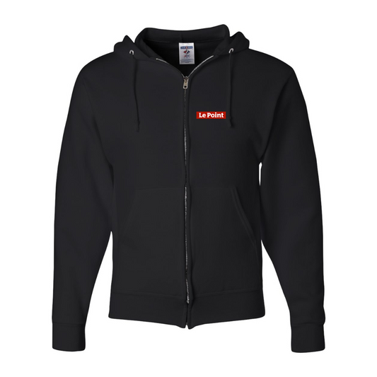 Men's Le Point JERZEES NuBlend Full-Zip Hooded Sweatshirt