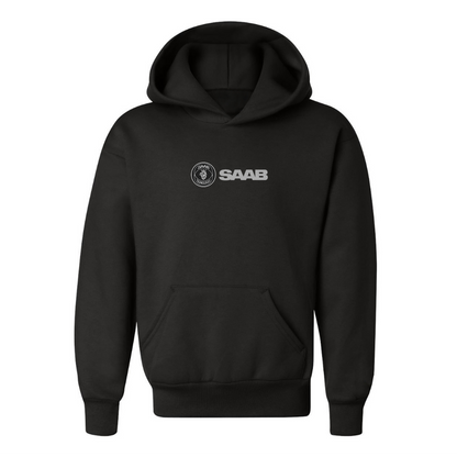 Youth Saab Logo Pullover Hoodie