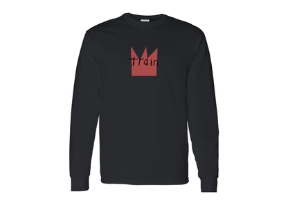 Men's Train Gildan Heavy Cotton Long Sleeve T-Shirt