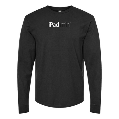 Men's iPad Mini Logo  Cotton Long Sleeve T-Shirt
