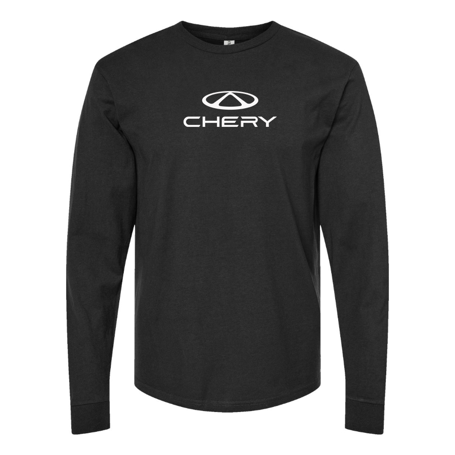 Youth Chery Logo Cotton Long Sleeve T-Shirt