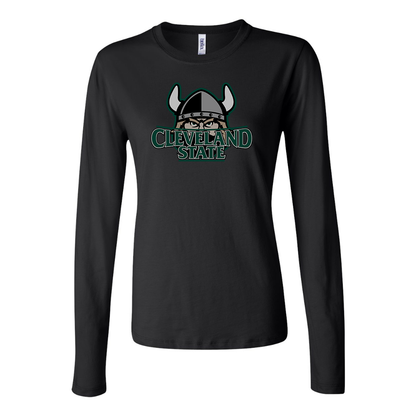 BELLA CANVAS Cleveland State Vikings Jersey Long Sleeve Tee