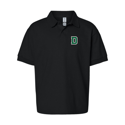 Youth  Dartmouth Big Green  Gildan Dry Blend Jersey Polo