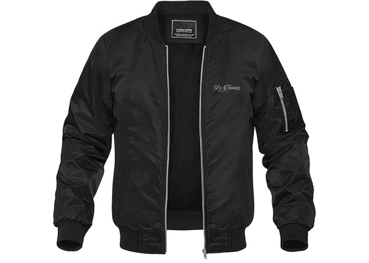 Men's La Tamise Logo Lightweight Bomber Jacket Windbreaker Softshell Varsity Jacket Coat