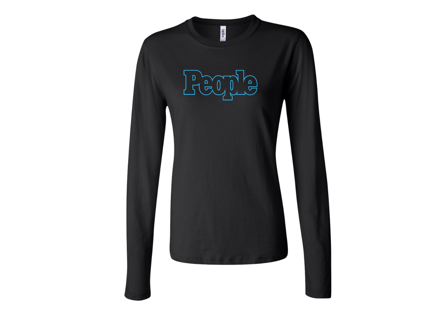 BELLA CANVAS Women’s People Magazine Logo Jersey Long Sleeve Tee