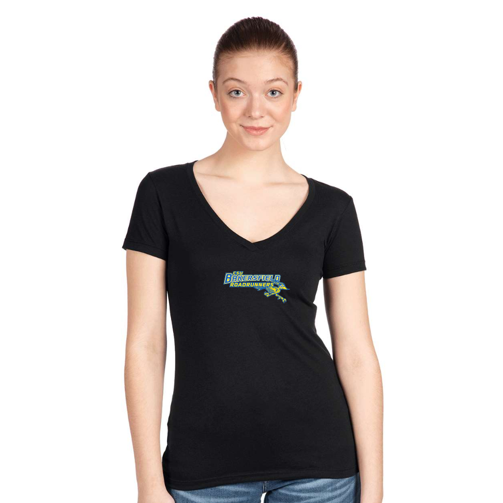 Women's  CSU-Bakersfield Roadrunners   Next Level V-Neck T-Shirt
