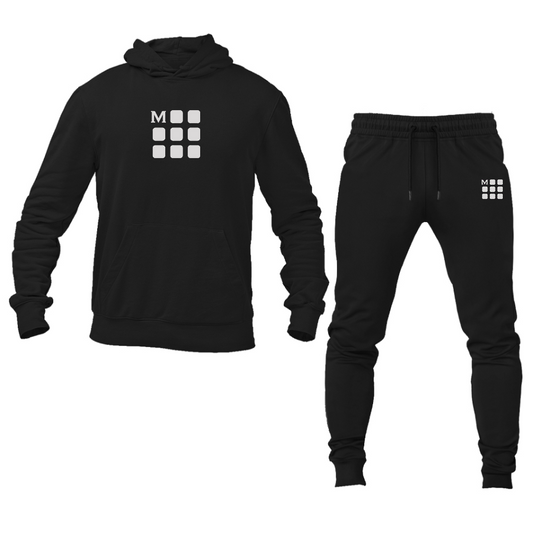 Men's Moleskine Icon Logo Hoodie Joggers Set
