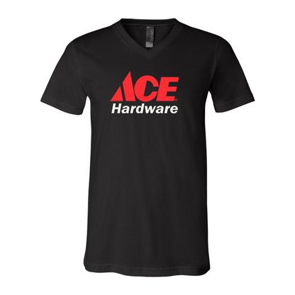 ACE Hardware Logo BELLA  CANVAS - Jersey V-Neck T-Shirt